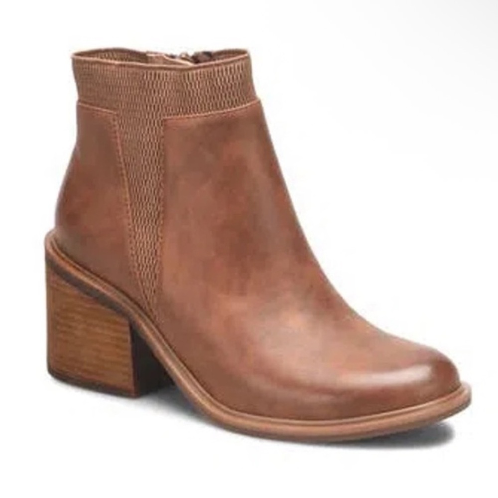 Korks Clove Ankle Boot Women Size 7 Tan Brown Casual Bootie Western Country